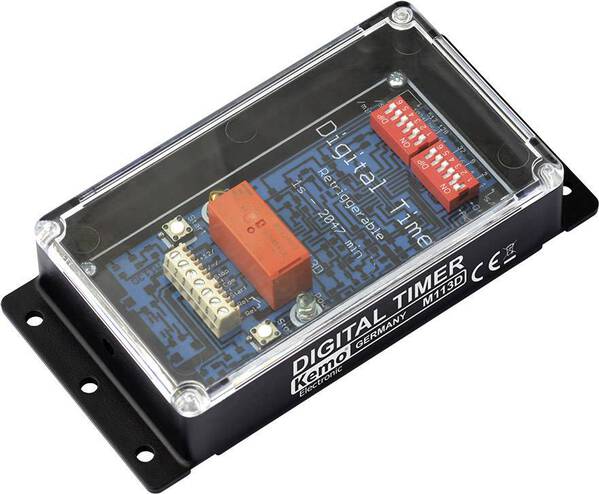 Kemo M113D Zeitschalter digital Fertiggerät 12 V/DC