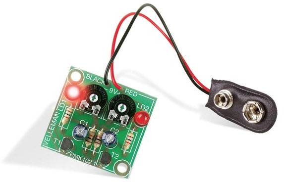 Whadda WSI102 LED Bausatz Blinkendes LEDs Lötkasten