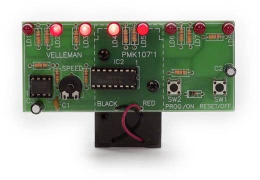 Whadda WSL109 LED Bausatz LED-Lauflicht.
