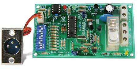 Whadda WSL8072 LED Bausatz DMX-gesteuerter Relaisschalter