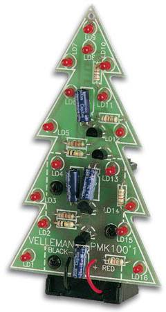 Whadda WSSA100 LED Bausatz Elektronischer Weihnachtsbaum