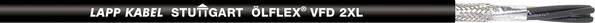 LAPP ÖLFLEX® VFD 2XL Steuerleitung 4 G 1.5 mm² Schwarz 700700/100 100 m