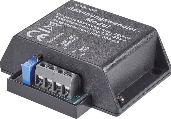 H-Tronic Spannungswandler Baustein Eingangsspannung (Bereich): 4, 4 - 24, 24 V/DC, V/AC Ausgangsspannung (Bereich): 1.2