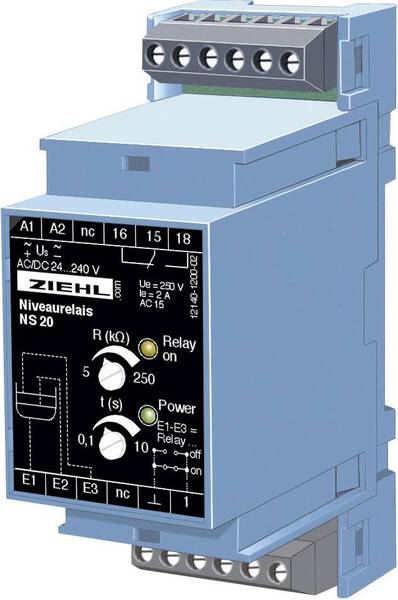 Ziehl NS 20 Steuerrelais Anzahl Relais-Ausgänge: 1