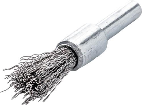 LESSMANN Pinselbürste D.12mm Schaft 6mm Drahtstärke 0,3mm STA 20000min-¹ LESSMANN