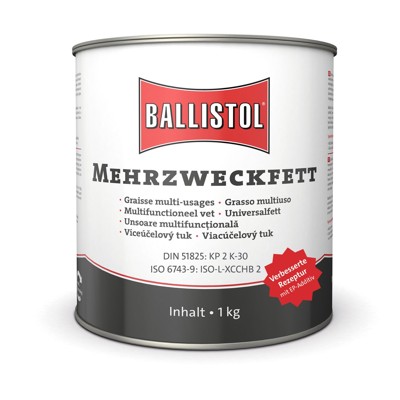 BALLISTOL - Lithiumseifenfett zur Langzeitschmierung nach DIN 51825: KP 2 K-30 und ISO 6743-9: ISO-L-XCCHB 2