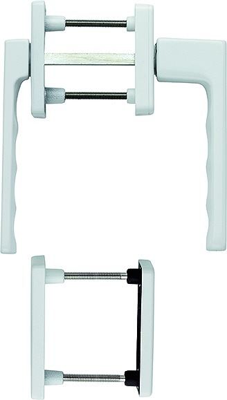 HOPPE® Fenstertürgriffgarnitur Toulon 0737KH/51N/U34, Aluminium, 3938117