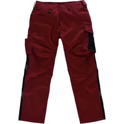 MASCOT® - Berufshose Oldenburg 12579-442, rot/schwarz, Größe C47