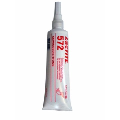 LOCTITE® - 572 Gewindedichtung mittelfest weiß hochviskos, 250ml Flasche