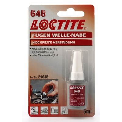 LOCTITE® - 648 Fügeklebstoff hochfest niedrigviskos anaerob grün 5ml Flasche