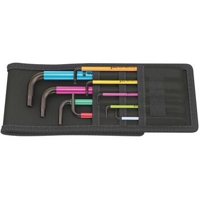 Wera® - Schl.Set 950/9 Hex-Plus Multicolour Imperial 1 9-teilig Etui Hex-plus® a. KK