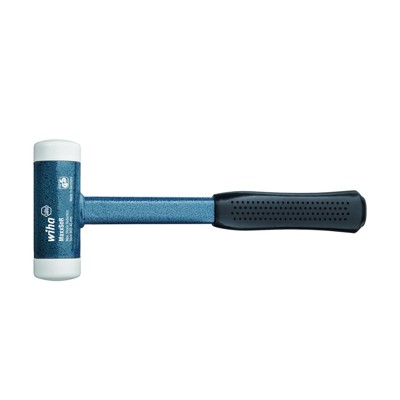 Wiha® - Schonhammer 8021 rückschlagfrei PA/PA s.hart/s.hart Stahlrohr 40mm ø305mm