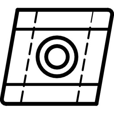 GÜHRING® - Wendeschneidplatten CNHX 160608TR-230 / VHM / blank / Werksnorm