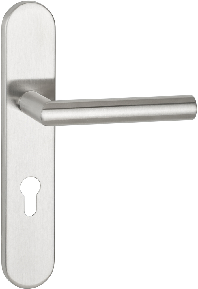 HERMAT Wechselgarnitur mit Langschild BASIC 02 1802/2002.U/3127, Edelstahl