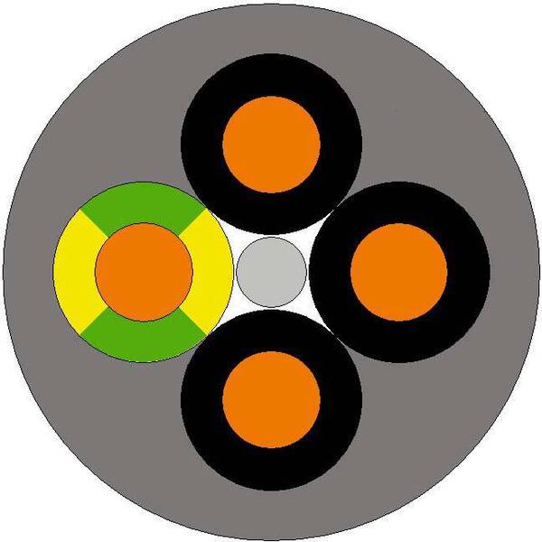 LAPP ÖLFLEX® CLASSIC 110 Steuerleitung 7 G 1.5 mm² Grau 1119307/50 50 m
