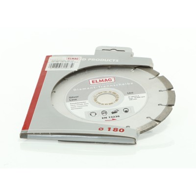 ELMAG - Diamantscheibe SILVER LINE - UNI ø180 x 25,4mm