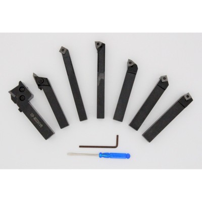 ELMAG - Wendeplatten-Drehmeißel-Satz 7-teilig, 12 x 12mm