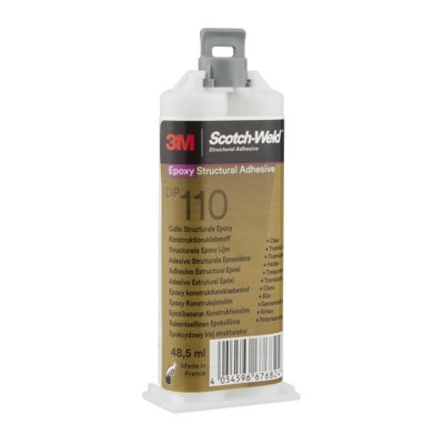 3M™ - 3M™ Scotch-Weld™ 2-Komponenten-Konstruktionsklebstoff auf Epoxidharzbasis DP110, Transluzent, 48.5 ml