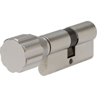 ABUS - Profil-Knaufzylinder,ECK550,BLZ40/K65,8-stift., gleichschl.,MS matt Nickel Pearl