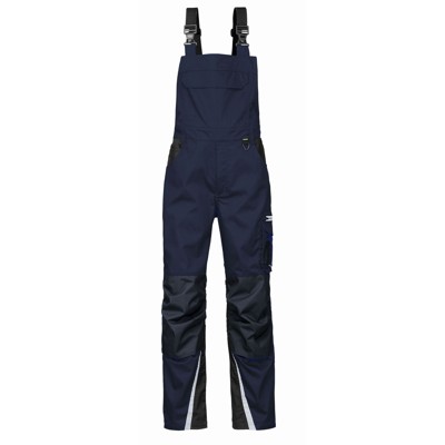 4Protect® - Latzhose IOWA, navy/grau, Größe 27