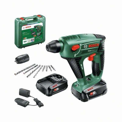 Bosch - Akku-Bohrhammer Uneo Maxx, 2 Akku PBA 18V 2.0Ah W-B, Ladg. AL 18V-20 u. Koffer