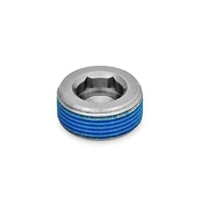 Ganter Norm® - 252.5-M12X1,5-PRB Edelstahl-Verschlussschrauben