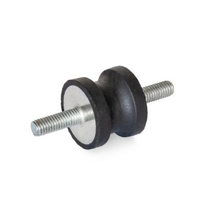 Ganter Norm® - 356-75-40-60-SS-70 Gummipuffer, Stahl
