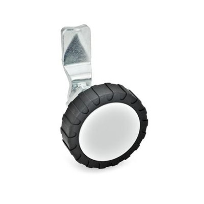 Ganter Norm® - 115-RG-6 Verriegelungen, mit Bedienelementen, Anschlagring verchromt