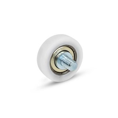 Ganter Norm® - 753.1-30-M6-KV-2 Laufrollen, Kunststoff, mit Kugellager