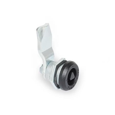 Ganter Norm® - 115.9-DK-10-SW Verriegelungen mit Sicherheitsfunktion, mit Steckschlüssel, nicht abschließbar