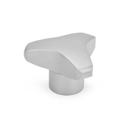 Ganter Norm® - 5345.4-60-A Edelstahl-Dreisterngriffe, ohne Bohrung, 1.4404 (A4)