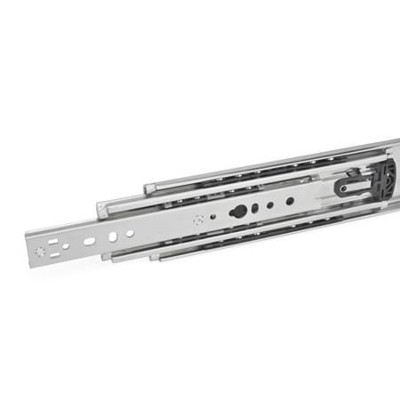 Ganter Norm® - 1440-1500-B-1-ZB Teleskopschienen mit Vollauszug, Belastbarkeit bis 3250 N