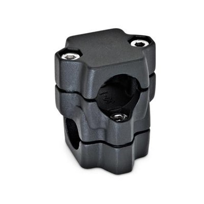 Ganter Norm® - 134-V40-V40-60-2-SW Kreuz-Klemmverbinder, mehrteilig