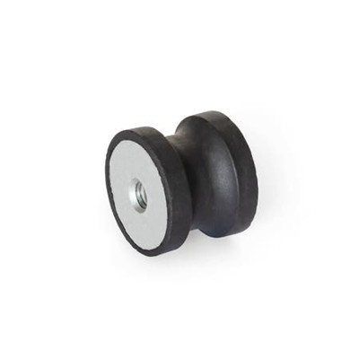 Ganter Norm® - 356-30-20-22-EE-70 Gummipuffer, Stahl