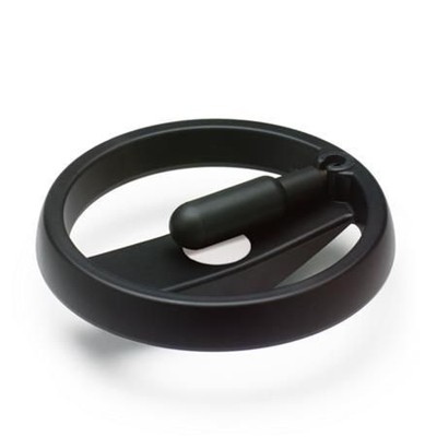 Ganter Norm® - 522.3-100-K10-R Umleggriff-Handräder, Kunststoff, Buchse / Umlegemechanik Stahl