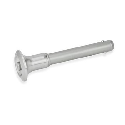 Ganter Norm® - 113.10-10-20 Edelstahl-Kugelsperrbolzen, Bolzen Werkstoff Nr. 1.4542