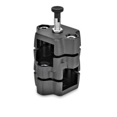 Ganter Norm® - 134.7-V50-V50-R-SW Rastschlitten, Aluminium