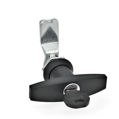 Ganter Norm® - 115-SCT-28-SW Verriegelungen, abschließbar, schwarz kunststoffbeschichtet