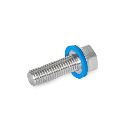 Ganter Norm® - 1581-M16-50-MT-E Edelstahl-Schrauben, Hygienic Design, niedriger Kopf