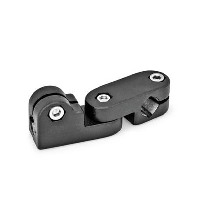 Ganter Norm® - 287-B16-B16-2-SW Gelenk-Klemmverbinder, Aluminium