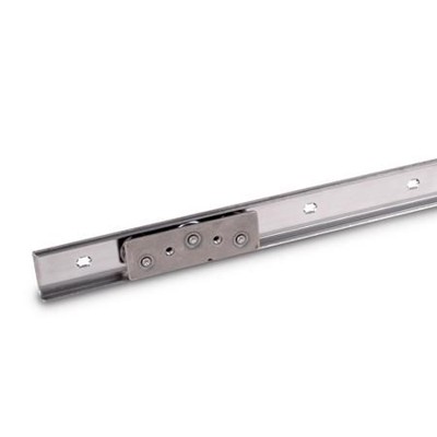 Ganter Norm® - 1490-29-634-A3-0-NI Edelstahl-Laufrollenführungen mit innenliegendem Verfahrweg