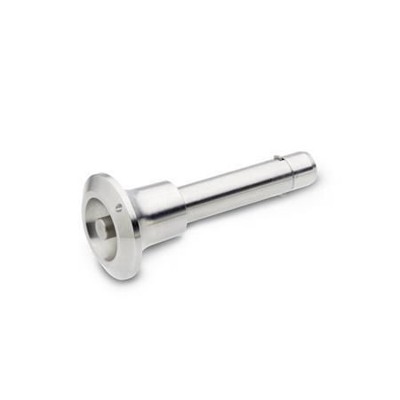 Ganter Norm® - 114.6-10-25 Steckbolzen mit Axialsicherung, Edelstahl 1.4305
