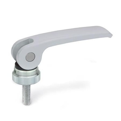 Ganter Norm® - 927-44-M5-20-A-S Exzenterspanner mit Schraube, Hebel Zink-Druckguss