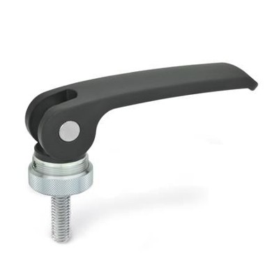 Ganter Norm® - 927-82-M8-50-A-B Exzenterspanner mit Schraube, Hebel Zink-Druckguss