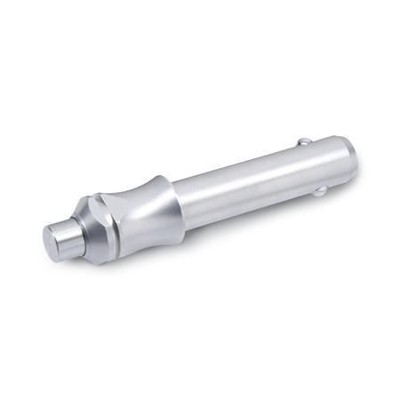 Ganter Norm® - 113.3-10-45 Edelstahl-Kugelsperrbolzen mit Griffmulde, Werkstoff 1.4305