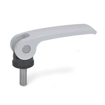 Ganter Norm® - 927.4-44-M4-12-B-S Exzenterspanner mit Edelstahl-Schraube, Hebel Zink-Druckguss