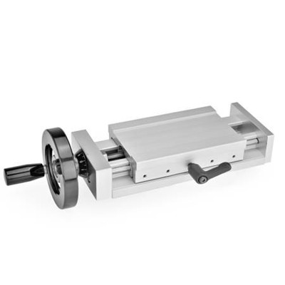 Ganter Norm® - 900-120-260-100-H-2 Verstellschlitten, Aluminium