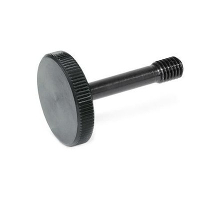 Ganter Norm® - 653.2-M8-42-ST Rändelschrauben mit dünnem Schaft zur Verliersicherung