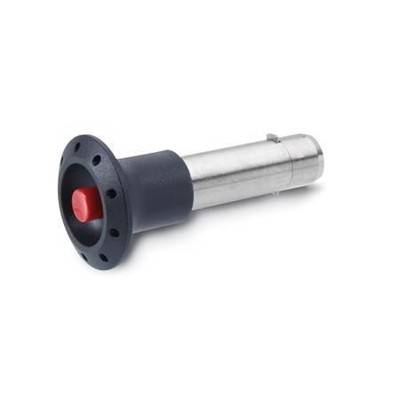 Ganter Norm® - 114.3-10-110 Steckbolzen mit Axialsicherung, Edelstahl 1.4305