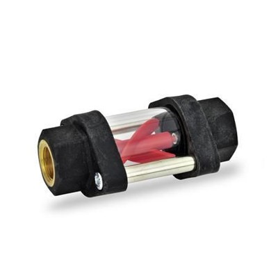 Ganter Norm® - 655-G1/2-92-RT Durchflussanzeiger, Kunststoff